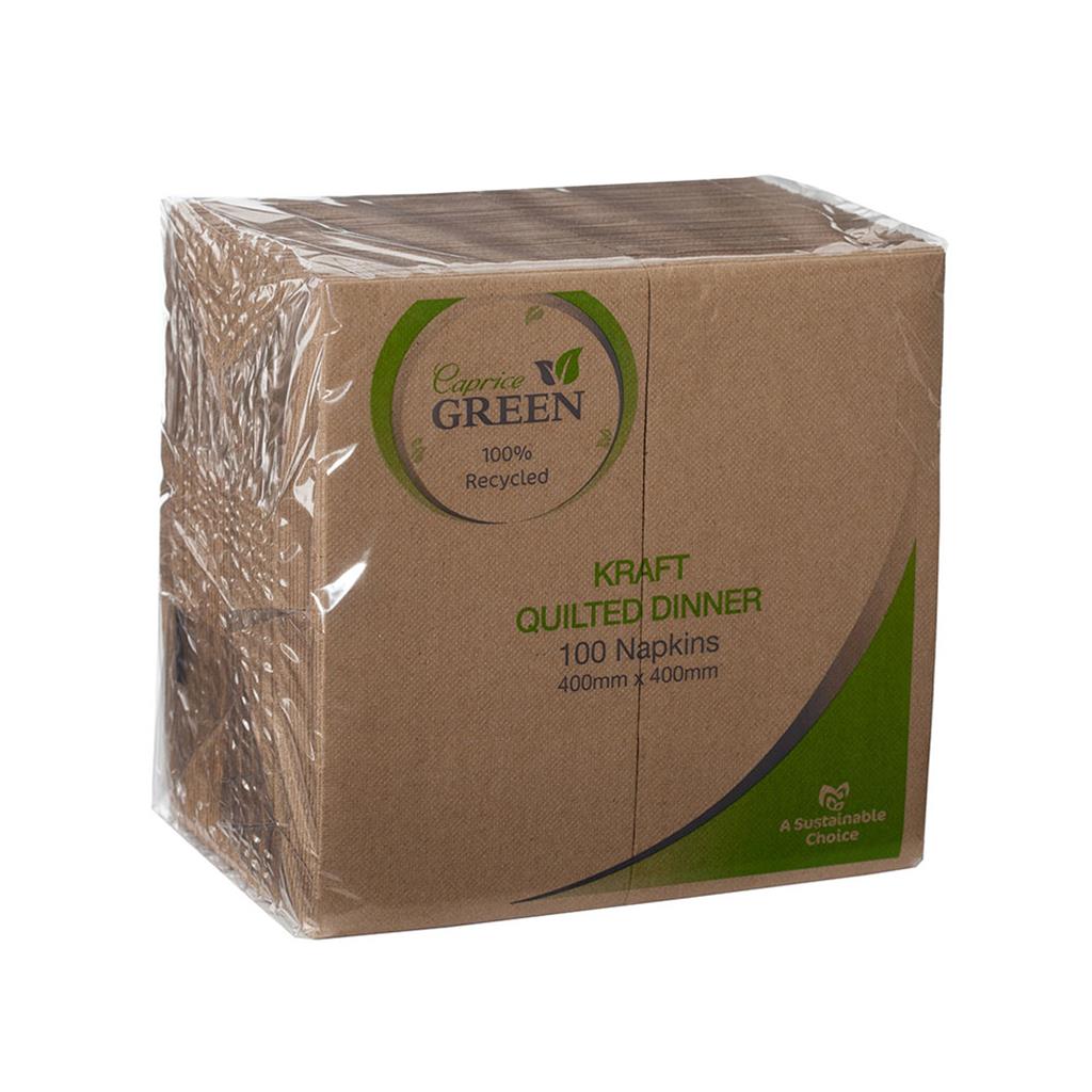 KRAFT QUILTED DINNER NAPKIN (GT FOLD) Premium Food Packaging Online